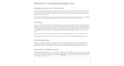 Desktop Screenshot of messagecampaign.com