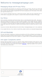 Mobile Screenshot of messagecampaign.com